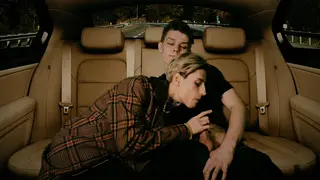 European Twink Services a Muscular Hunk Inside a Car