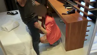 Busty Latina Secretary Rides Co-Worker at Office Desk