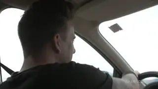 European Woman Seduces Married Man for Blowjob