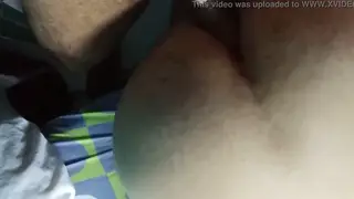 Chubby Latino Welcomes Older Bear Inside