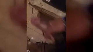 Teen Boy Strokes His Cock in a Solo Handjob Clip