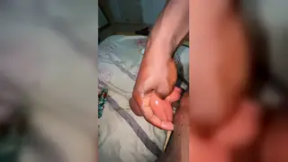 Muscular Ebony Hunk Strokes His Massive BBC with Toys