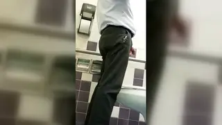 Mature European Daddy Strokes His Thick Cock While on a Call