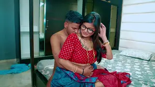 Indian Wife Rims Roommate Before Hard Doggystyle Fuck