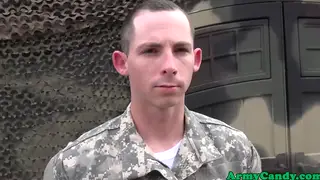 Muscular Soldiers Strip Uniforms for a Sweaty Group Session