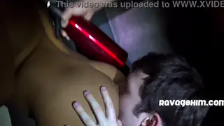 Student Twink Endures Bareback Gangbang and Gloryhole Orgy with Strangers