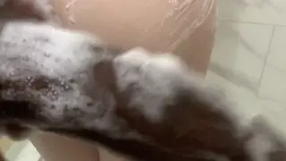 Asian Stepsister Takes First Anal Creampie in Shower