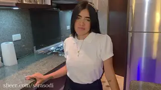 Stepdaughter Submits to Femdom Cuckold Punishment With Creampie