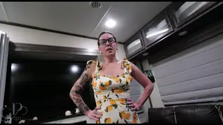 Stepmom in Stockings Delivers Deepthroat Blowjob With Femdom Control