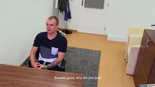Muscular Guy Sucks Cock Outdoors Before a Hard Rim