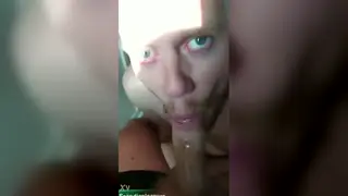 European Guy Swallows Cock Deep in Amateur Blowjob