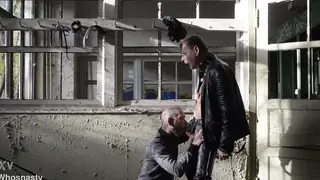 Leather-Clad Stud Gets His Thick Cock Worshipped