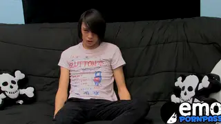 Slender Twink Pleasures Himself With Glass Toy