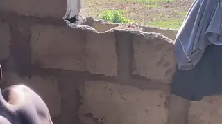 Engineer Takes Her Standing Doggystyle On Site