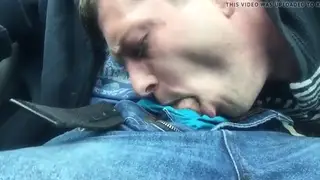 Couple Shares Blowjob and Toys During Car Webcam Show