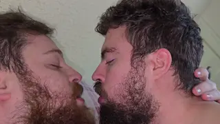 Hairy Bears Share a Raw Threesome with Double Creampie