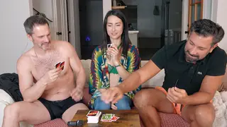 Petite Gymnast Enjoys a Threesome in the Bedroom