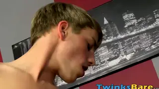 Smooth Twinks Swap Blowjobs and Swallow in Bed