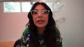 Latina Coworker Drains Cock at Office Party