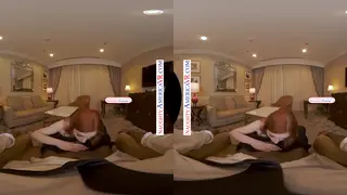 Curvy Redhead Rides a Massive BBC in VR POV