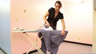 MILF Wife Gives Slow Handjob to Her Husband