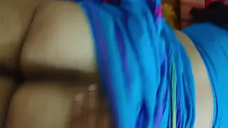 Indian Housewife Reveals Her Curves for Her Partner