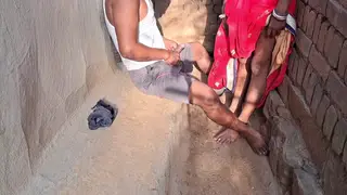 Indian Teen in Stockings Enjoys Holiday Roleplay