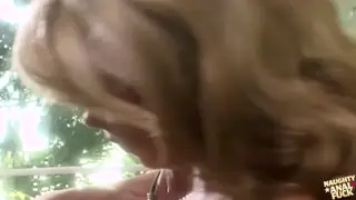 Vintage Blonde Takes Anal Pounding Before Mouthful Finish