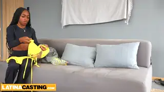 Petite Latina Auditions with Anal Casting in POV