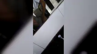 Quick Bathroom Encounter Ends in Public Restroom