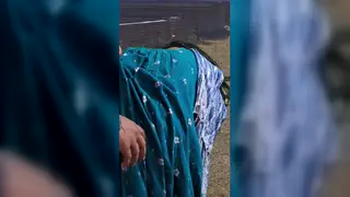 Indian Teen Enjoys Outdoor Morning Blowjob in Stockings