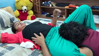 Petite Indian Wife Enjoys Oral Pleasure and Deep Release