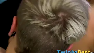 Tattooed Twink Barebacks His Lover Deep in Doggystyle