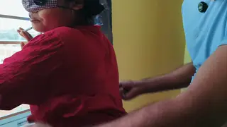 Busty Teen in Uniform Rides Hard and Takes a Deep Creampie