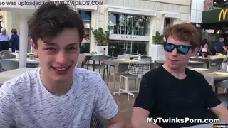 Twinks Endure Rough Bareback Foursome With Partners Watching