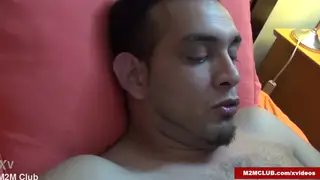 Latino Stud Services Straight Guy With Blowjob