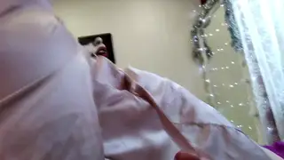 Blonde European MILF Rides Husband in POV Uniform Play