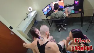 Tattooed Coworkers Fuck Hard on an Office Desk