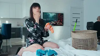 Stepmom Teaches Stepson the Art of Facesitting
