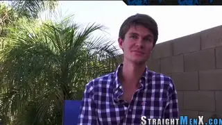 Hairy Guy Jerks Off Outside to Cumshot