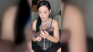 Brunette MILF Handles Two Cocks in Rough Threesome