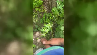 Hairy European Bear Spanks Married Man In Woods