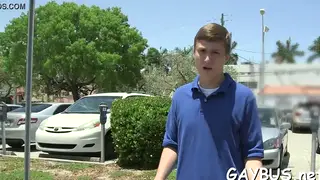 Hairy Bears Share Threesome Blowjob at Car Park