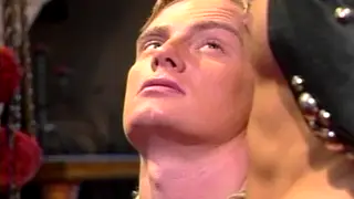 Muscular Men Share a Vintage Leather Threesome