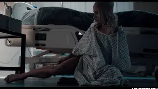 Petite Blonde Teen Hunted by Monster Nurses in Hospital Gangbang