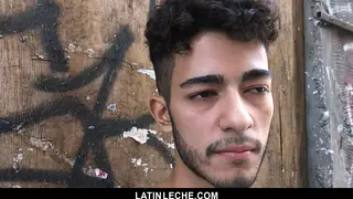 Latino Hipster Earns a Sticky Facial Finish