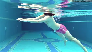 Petite European Teen Gets Eaten Out by the Pool