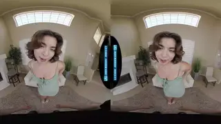 Latina Teen Rides Cock in Immersive VR POV Experience