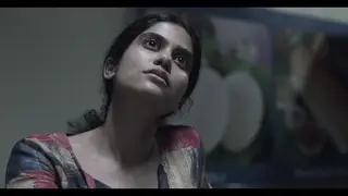 Busty Indian Tease Flashes Curves for Waiter