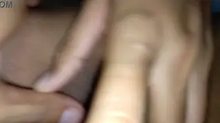Amateur Woman Teases and Strokes a Hard Cock